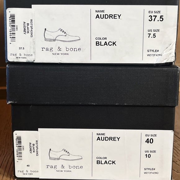 Rag & Bone Audrey Leather Oxfords - Picture 15 of 16